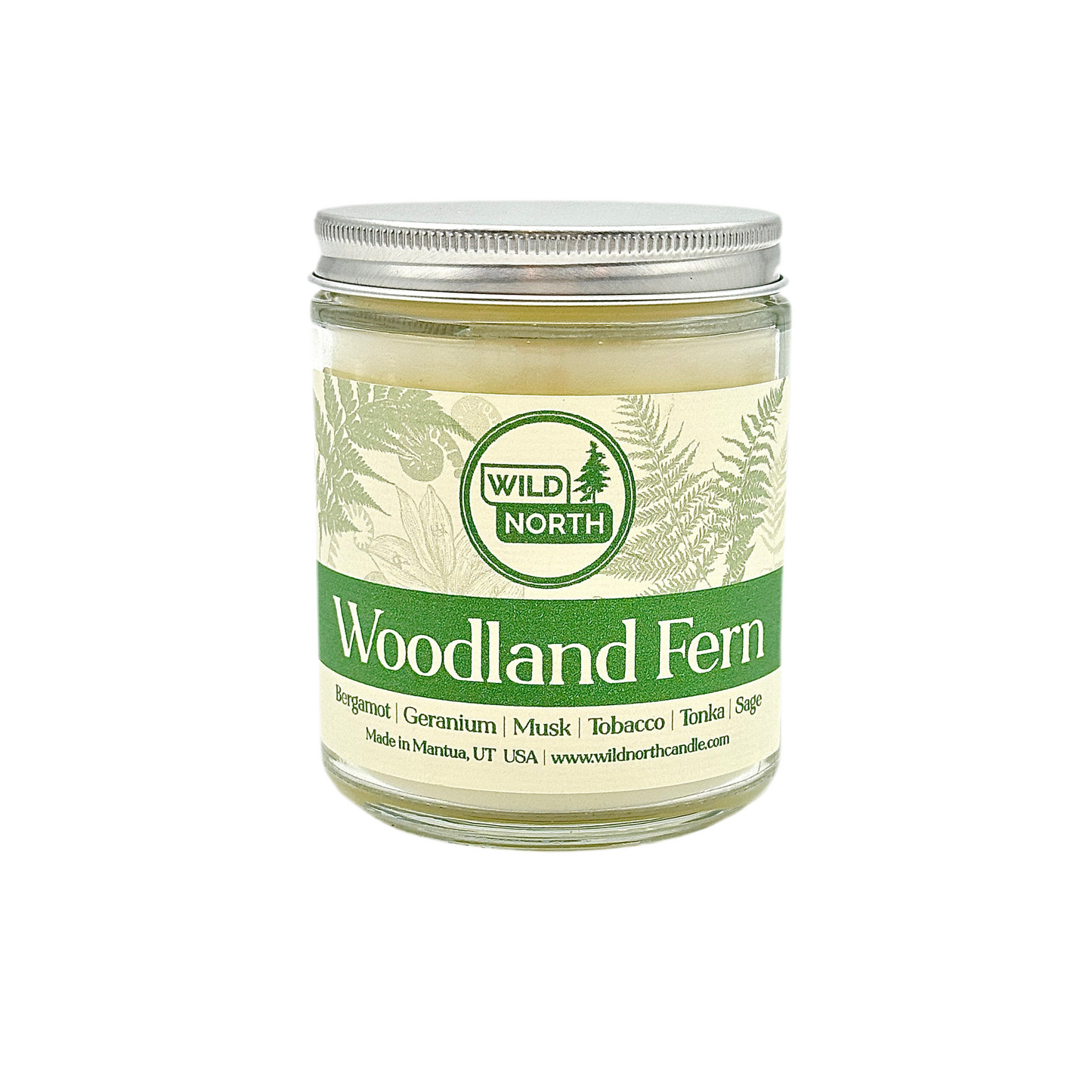 Woodland Fern Soy Blend Wax Candle