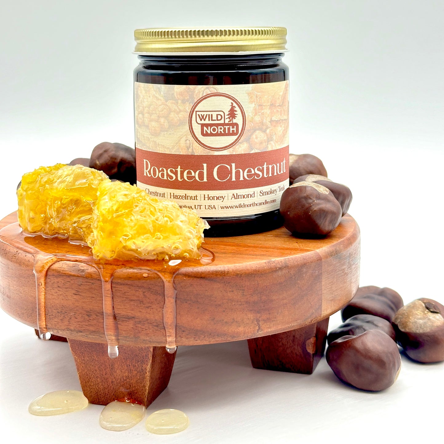 Roasted Chestnut Soy Blend Wax Candle