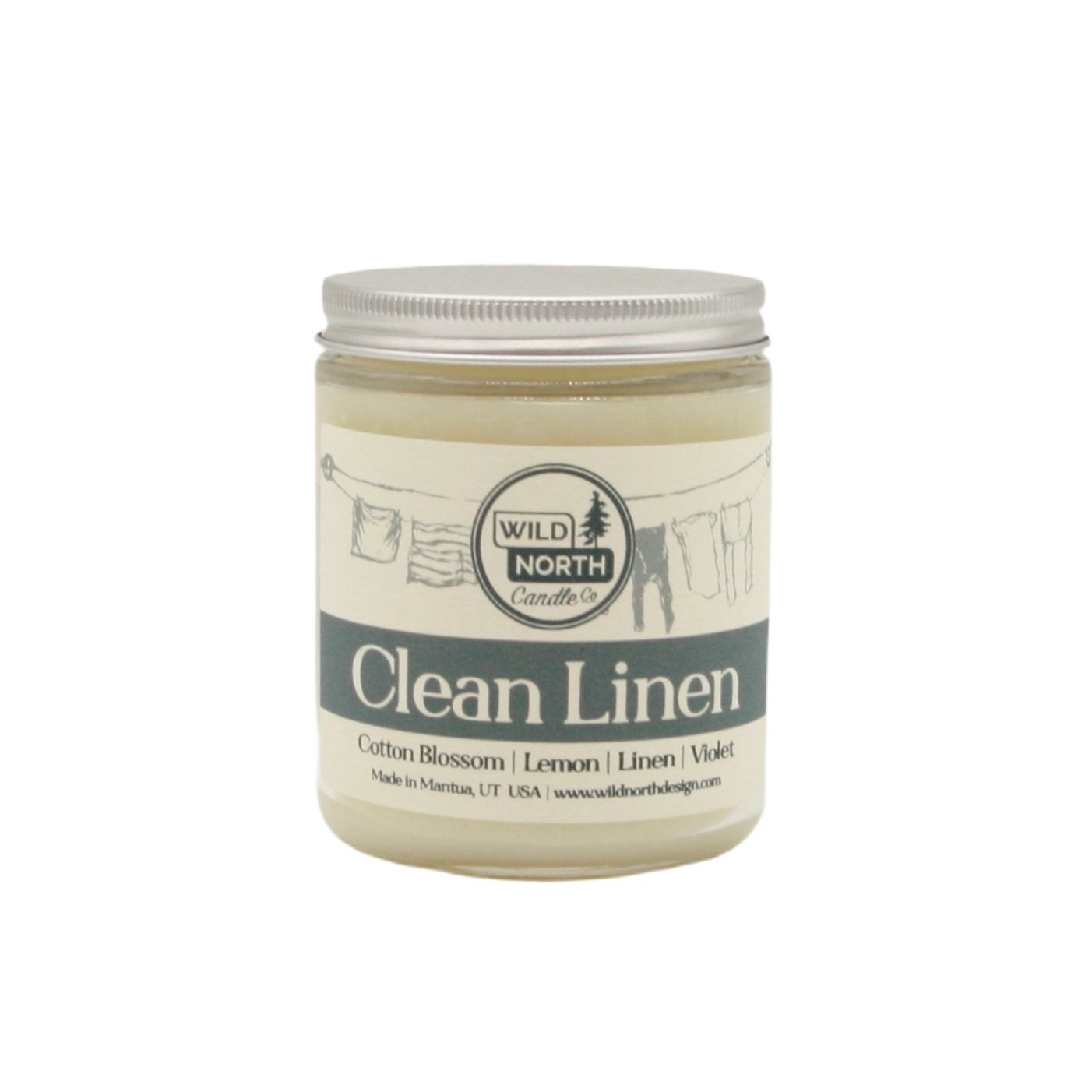 Clean Linen Soy Blend Wax Candle