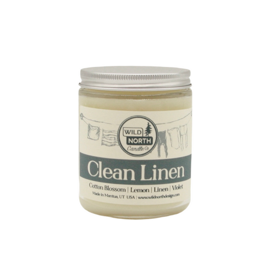 Clean Linen Soy Blend Wax Candle