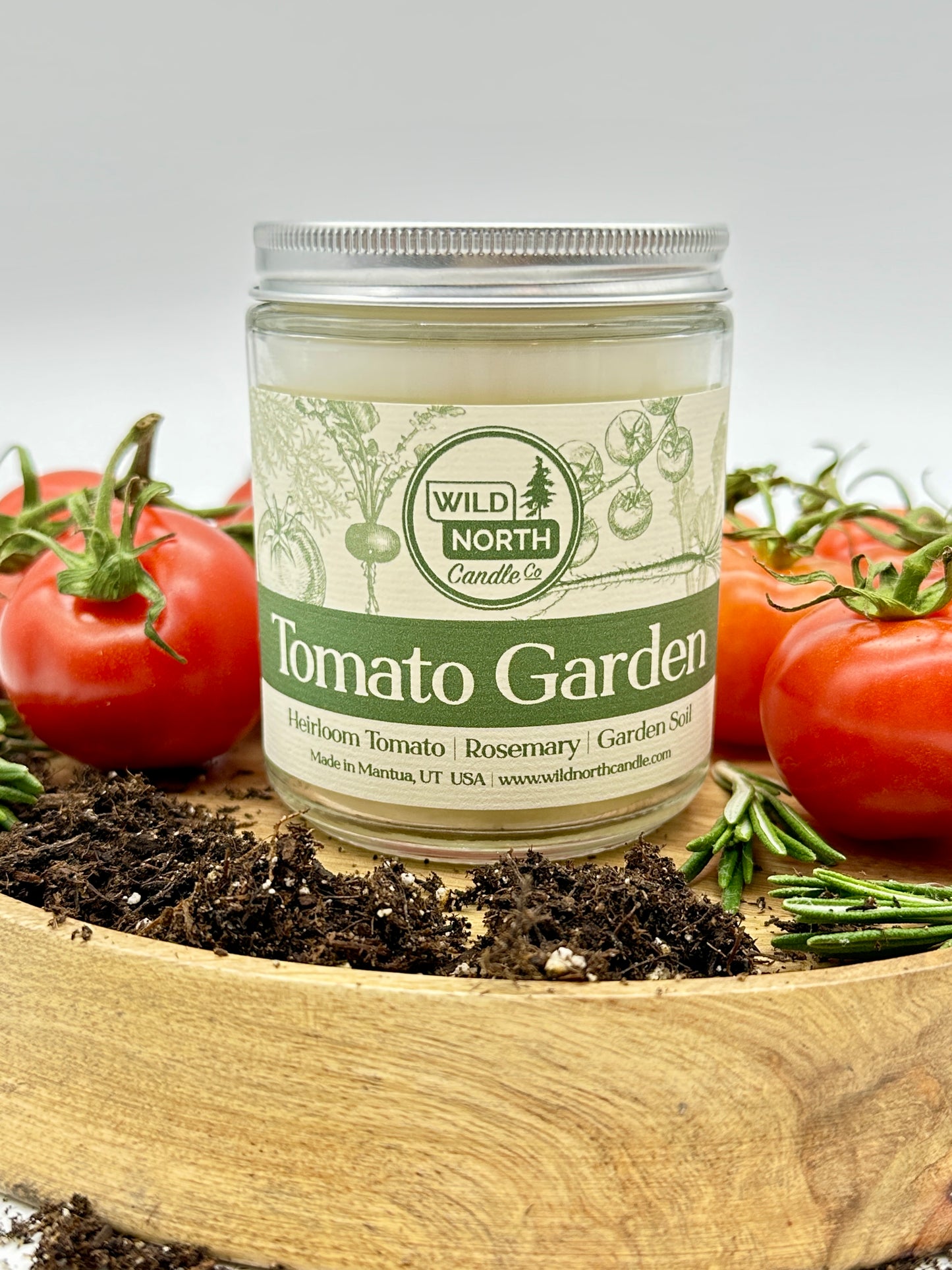 Tomato Garden Soy Blend Wax Candle