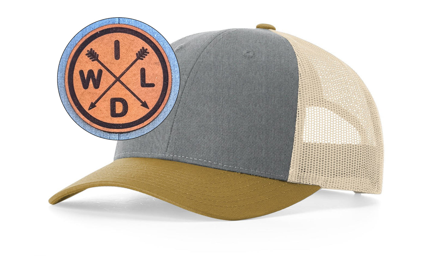 Richardson™ 115 Leather Patch Trucker Hat