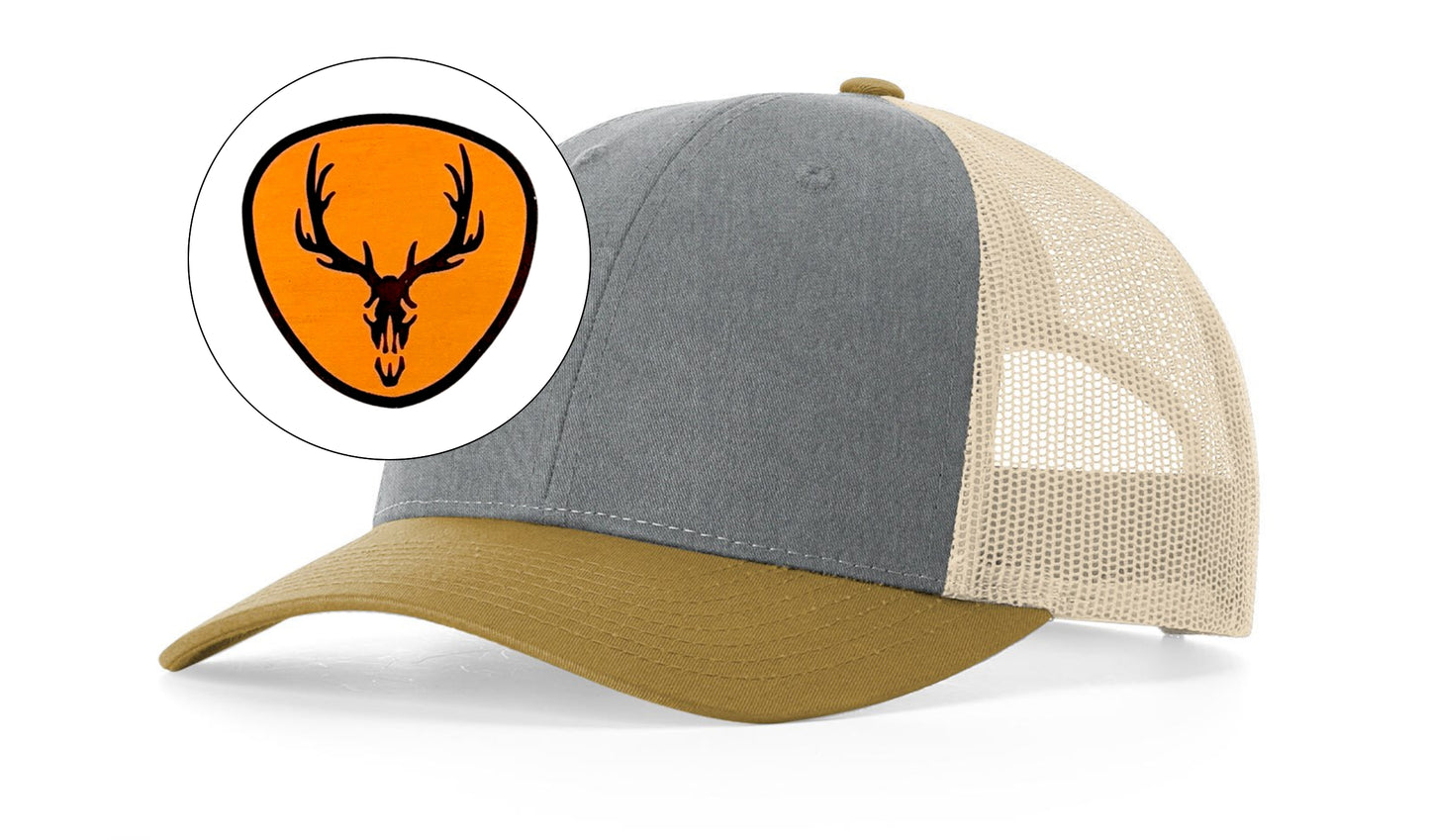 Richardson™ 115 Leather Patch Trucker Hat