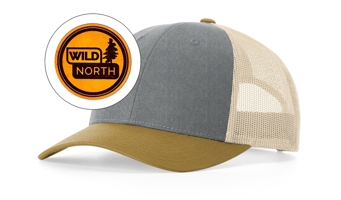 Richardson™ 115 Leather Patch Trucker Hat