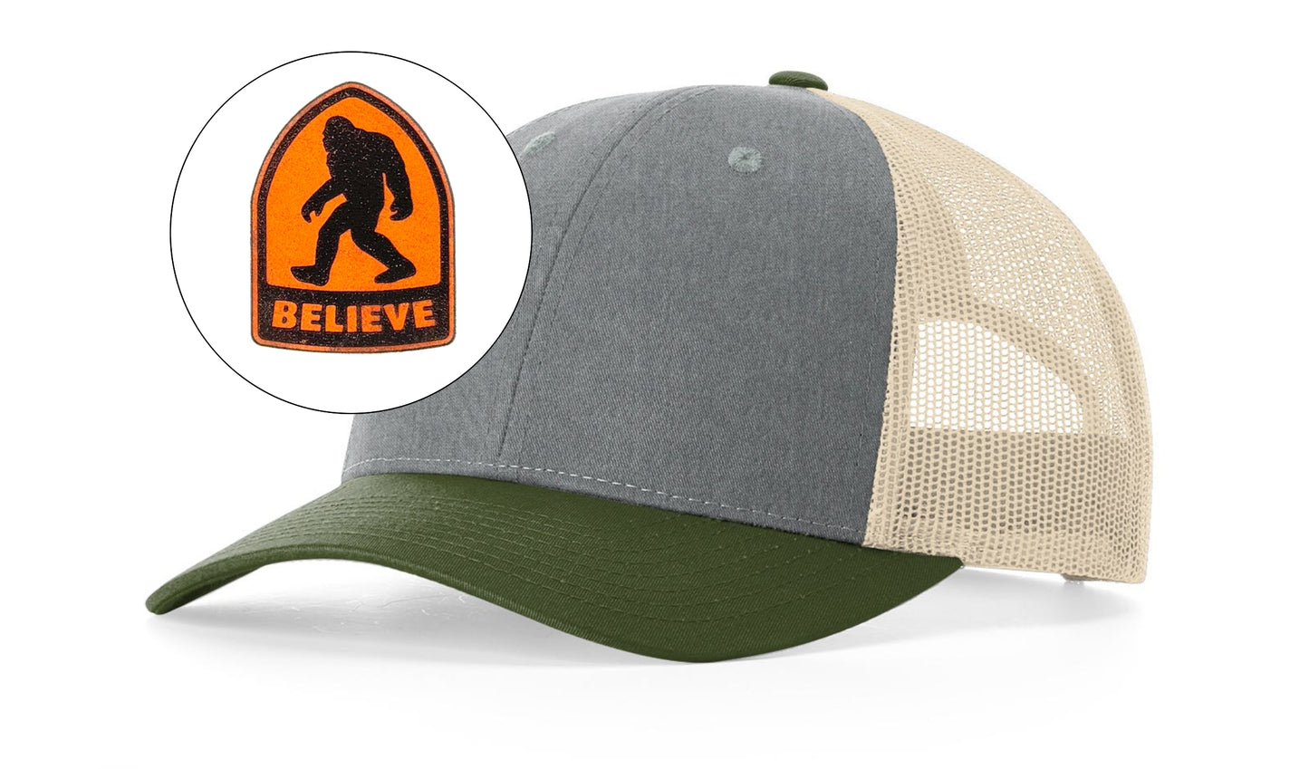 Richardson™ 115 Leather Patch Trucker Hat