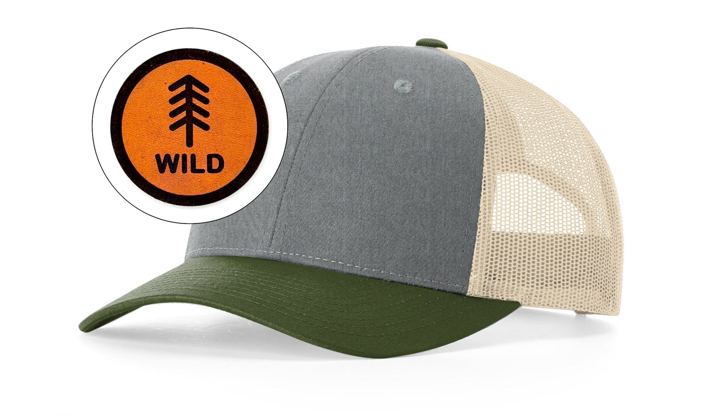 Richardson™ 115 Leather Patch Trucker Hat