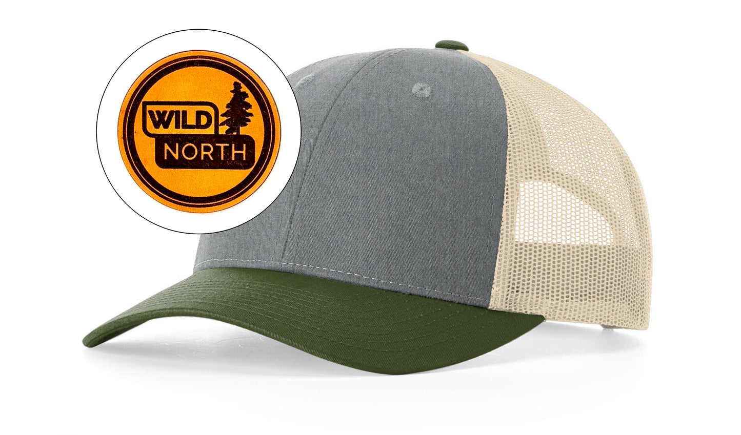 Richardson™ 115 Leather Patch Trucker Hat