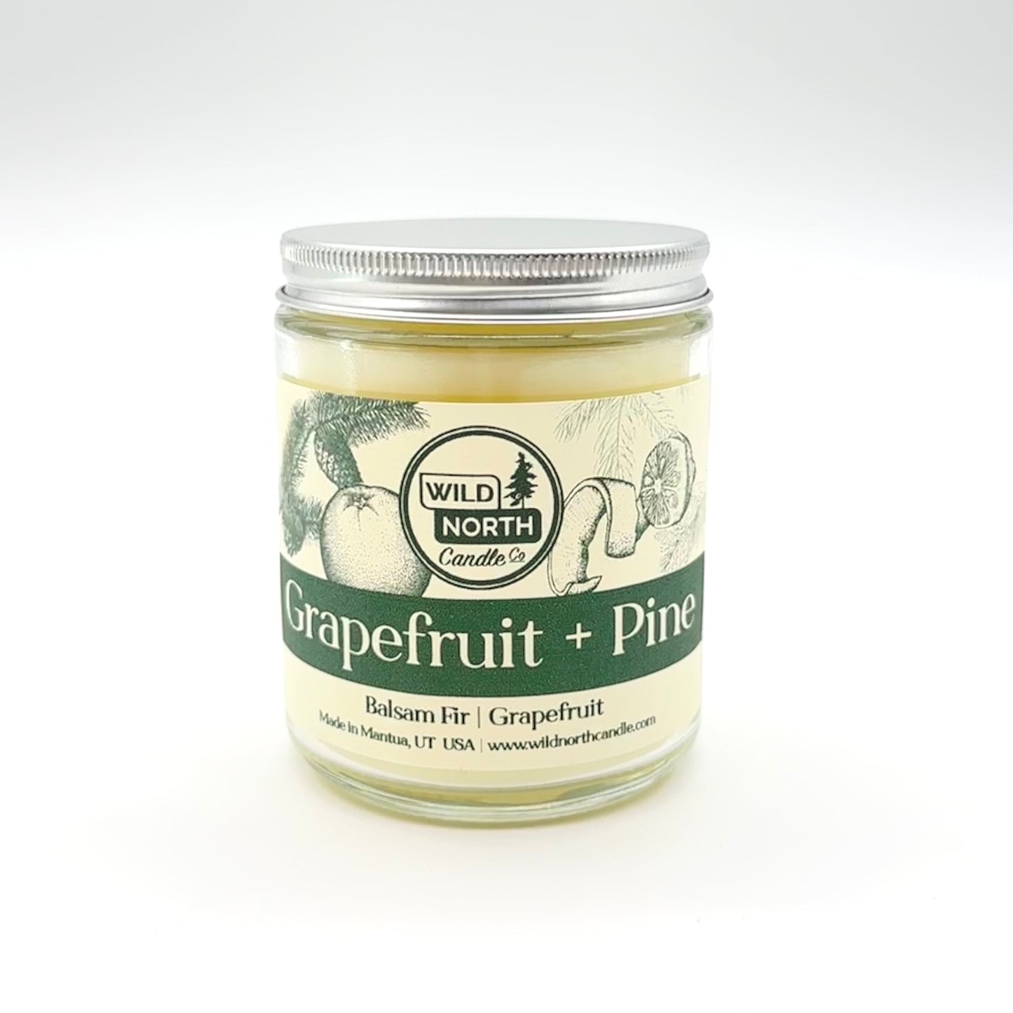 Grapefuit + Pine Soy Blend Wax Candle