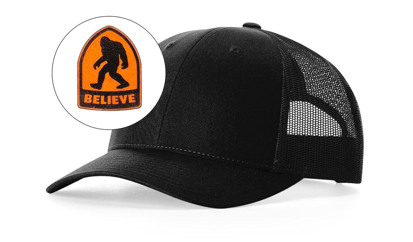 Richardson™ 115 Leather Patch Trucker Hat