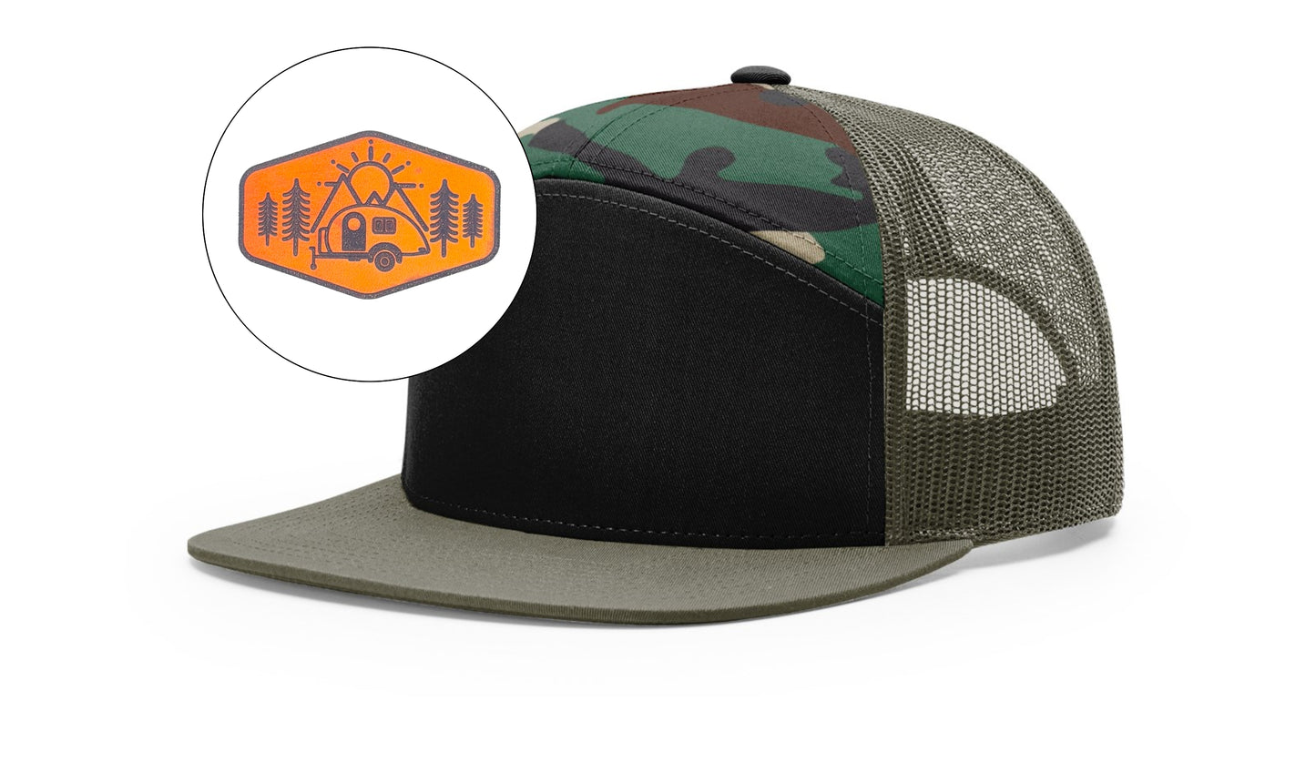 Richardson™ 168 Leather Patch Trucker Hat