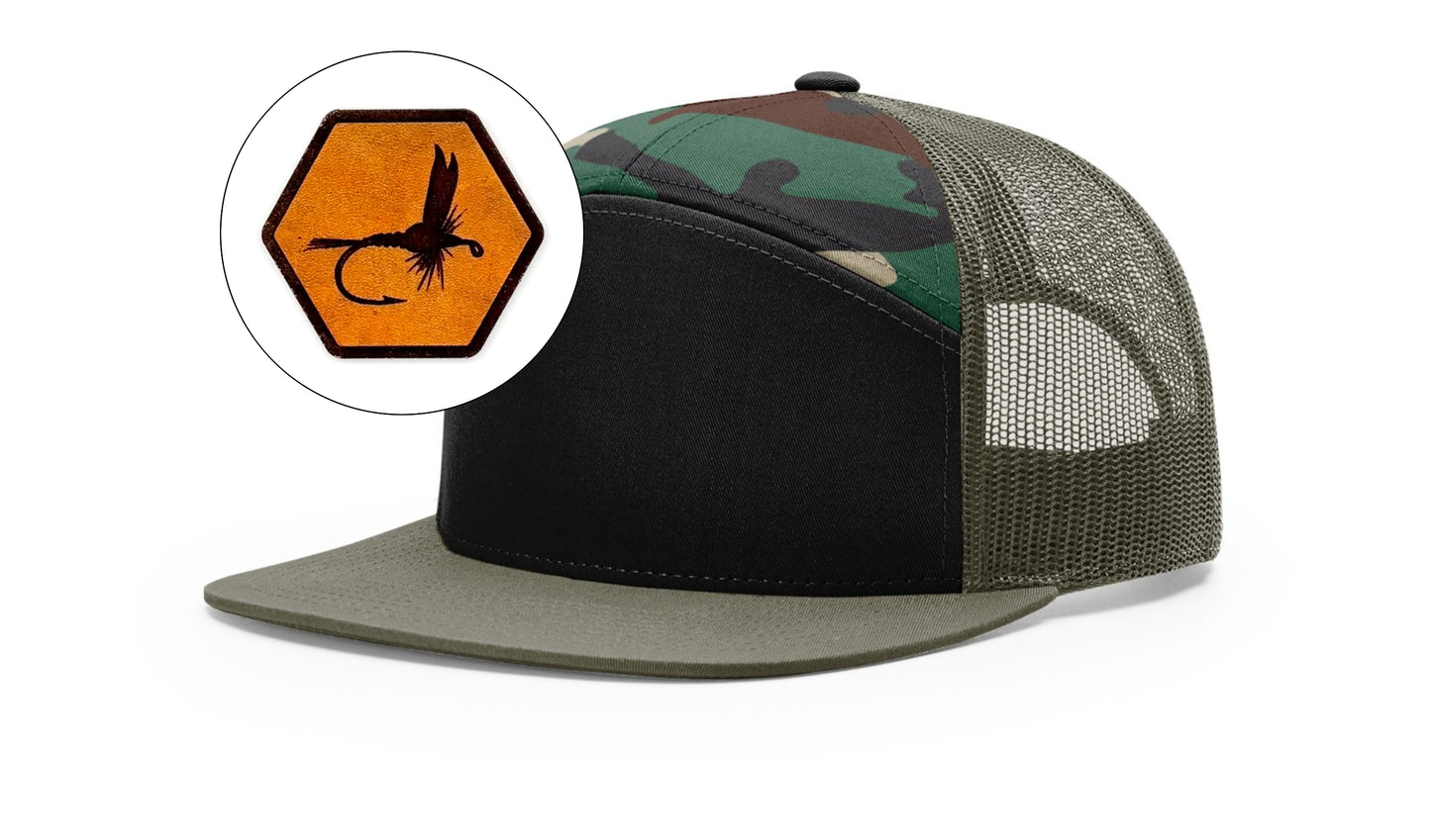 Richardson™ 168 Leather Patch Trucker Hat