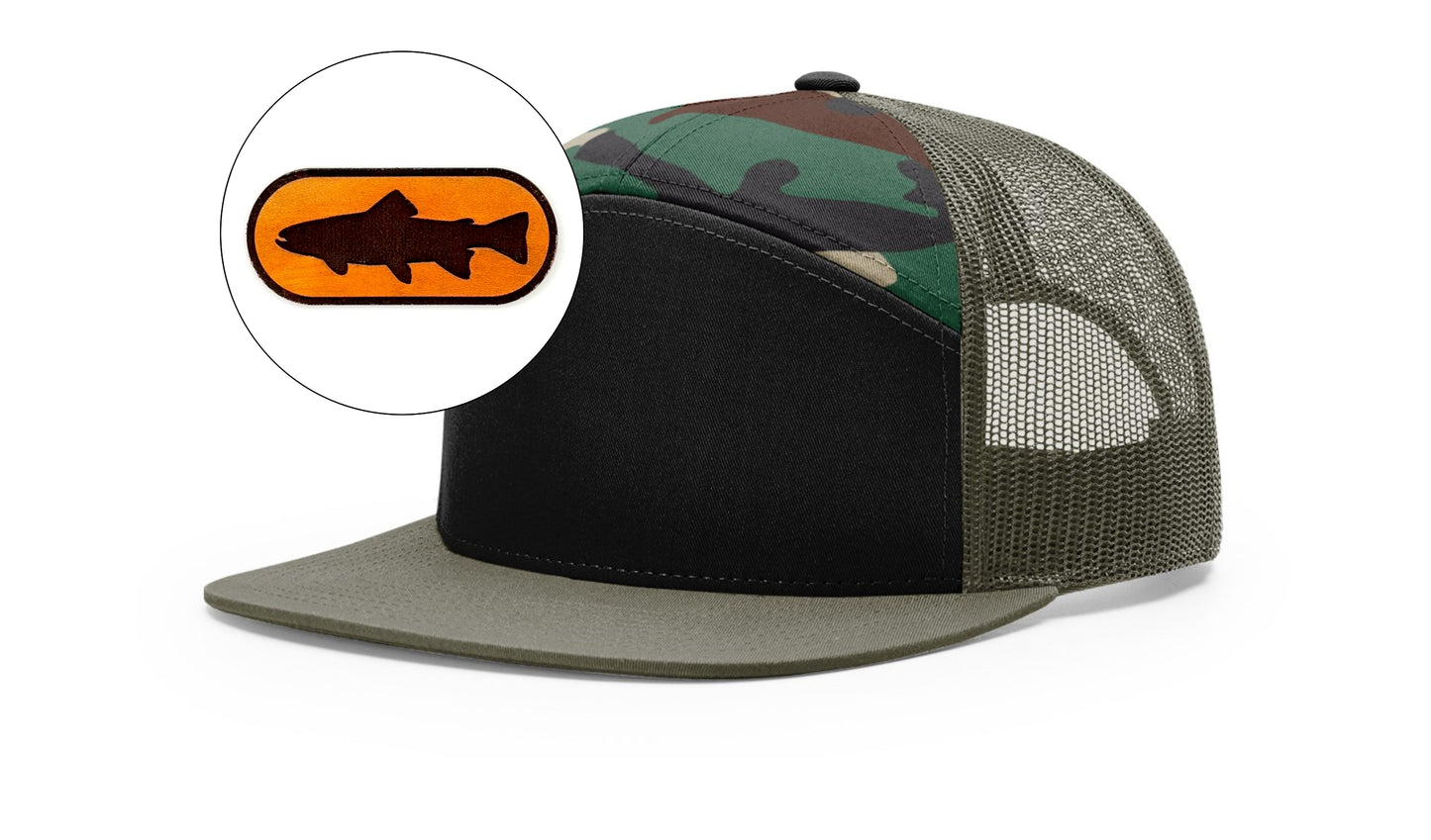 Richardson™ 168 Leather Patch Trucker Hat
