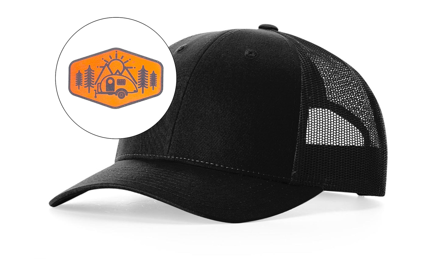 Richardson™ 115 Leather Patch Trucker Hat