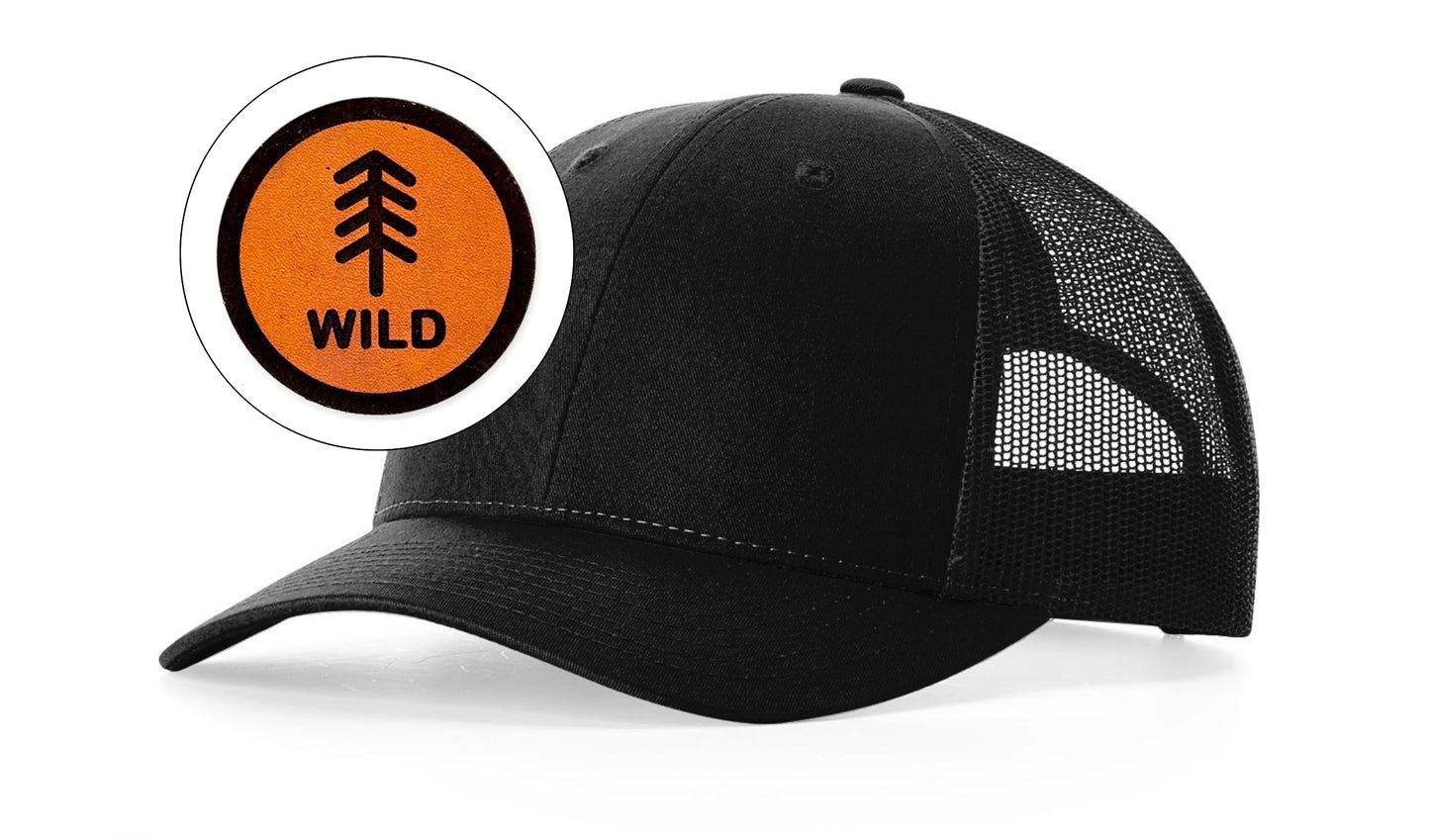 Richardson™ 115 Leather Patch Trucker Hat