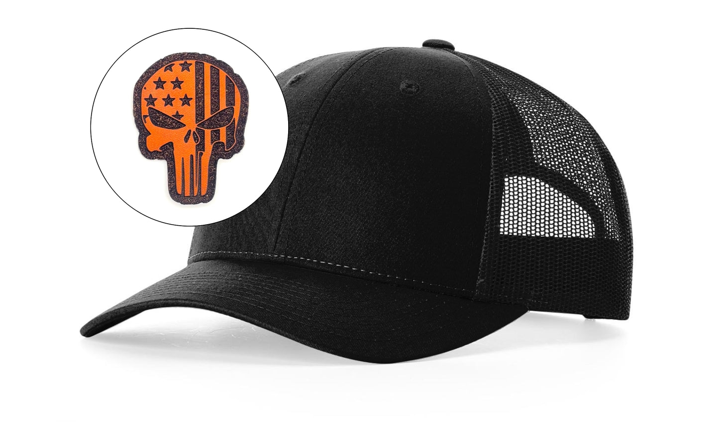 Richardson™ 115 Leather Patch Trucker Hat