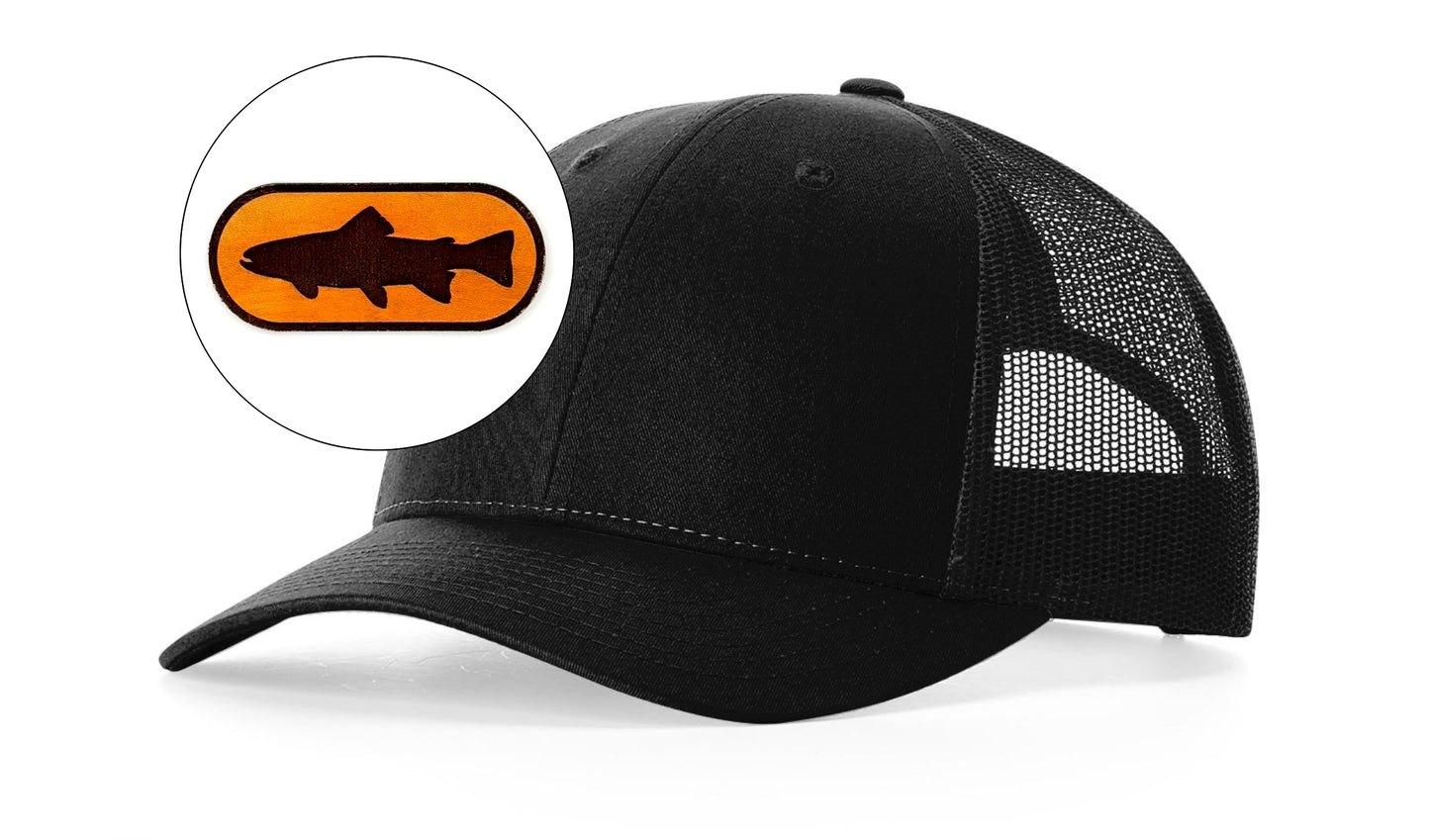 Richardson™ 115 Leather Patch Trucker Hat