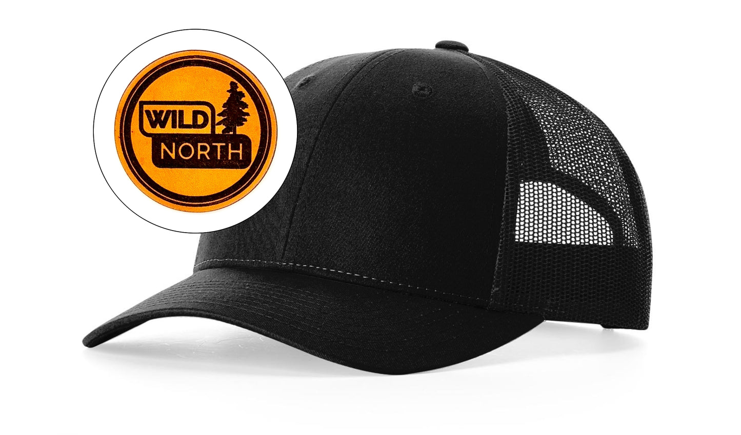 Richardson™ 115 Leather Patch Trucker Hat