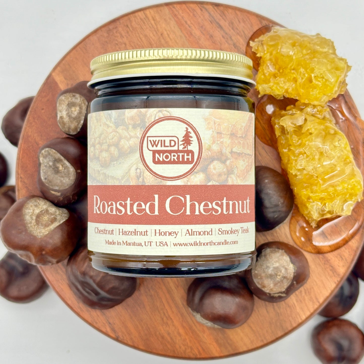 Roasted Chestnut Soy Blend Wax Candle