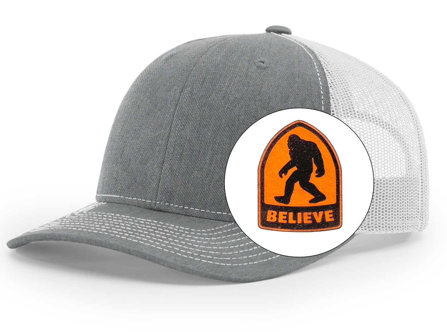 Richardson™ 112 Leather Patch Trucker Hat