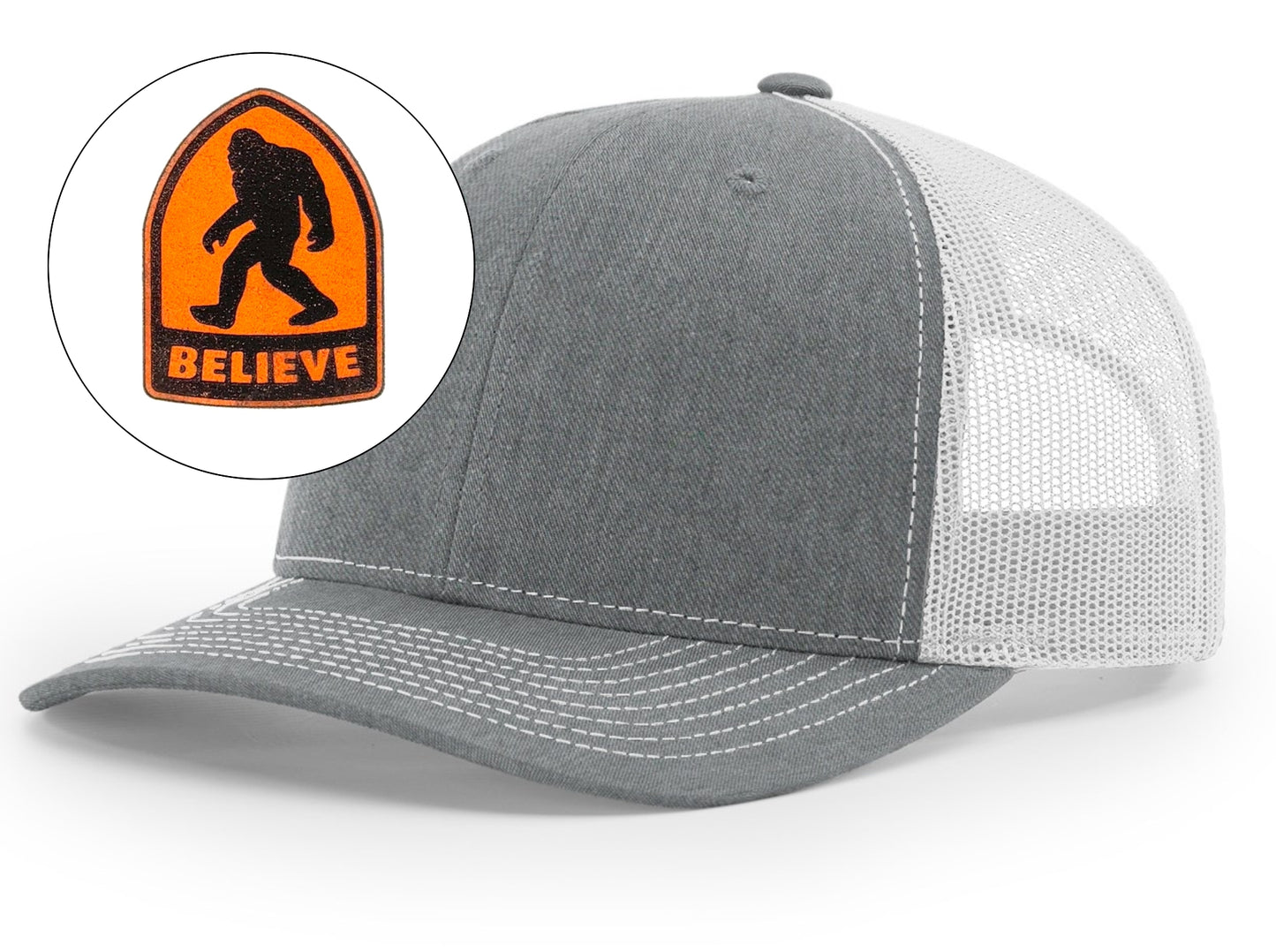 Richardson™ 112 Leather Patch Trucker Hat