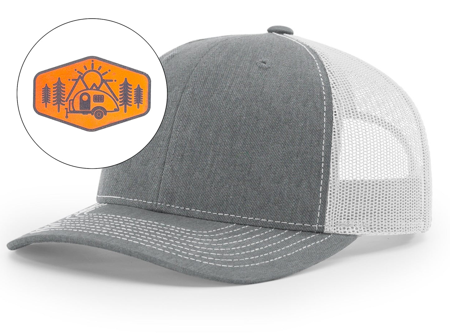 Richardson™ 112 Leather Patch Trucker Hat