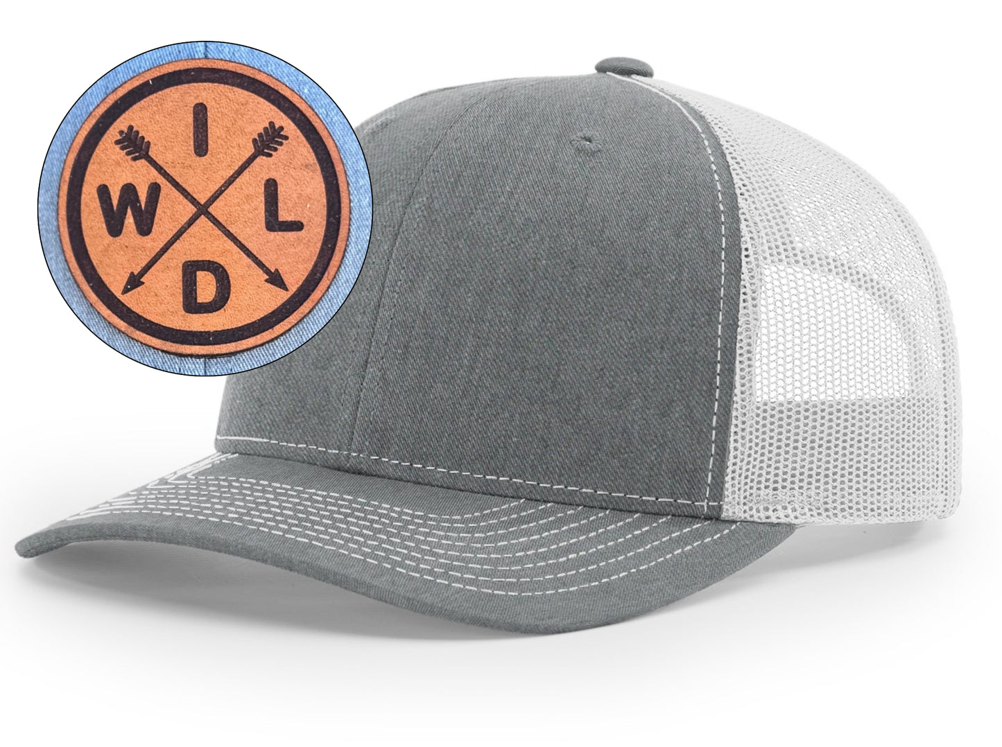 Richardson™ 112 Leather Patch Trucker Hat