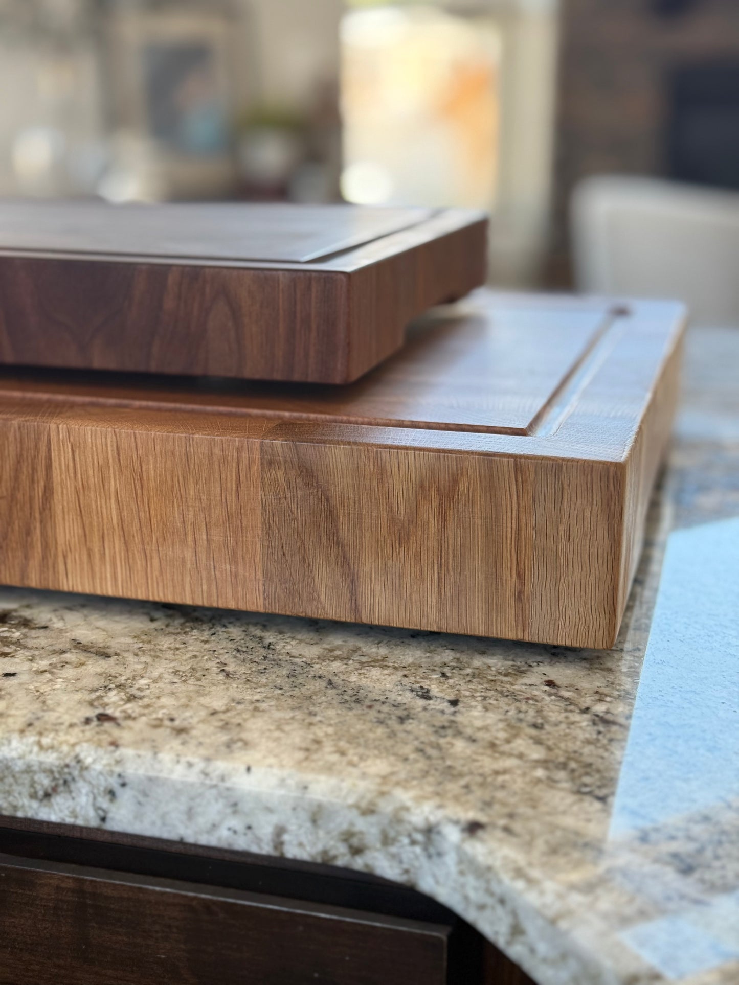 Extra large end grain cutting board