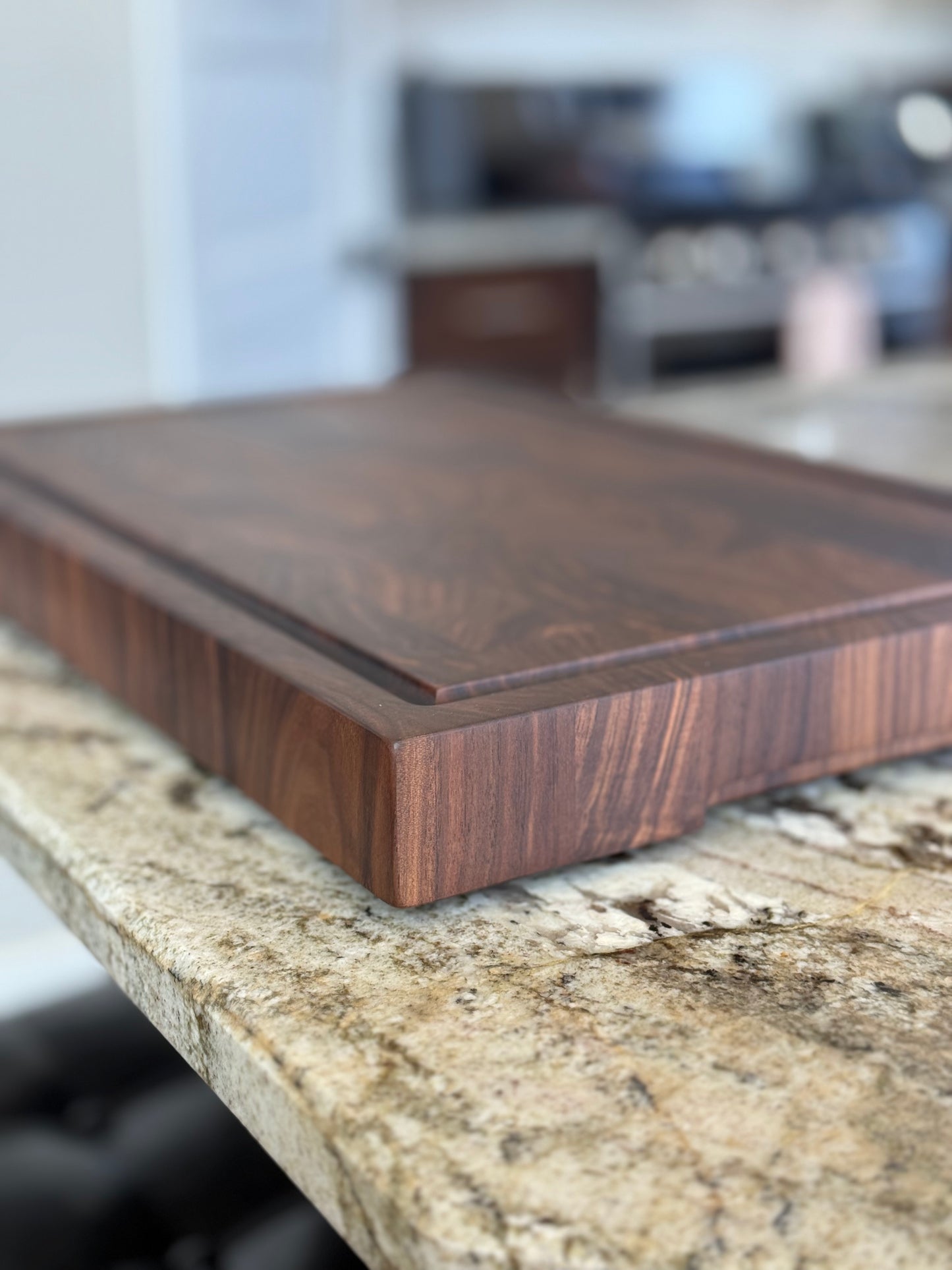 Extra large end grain cutting board