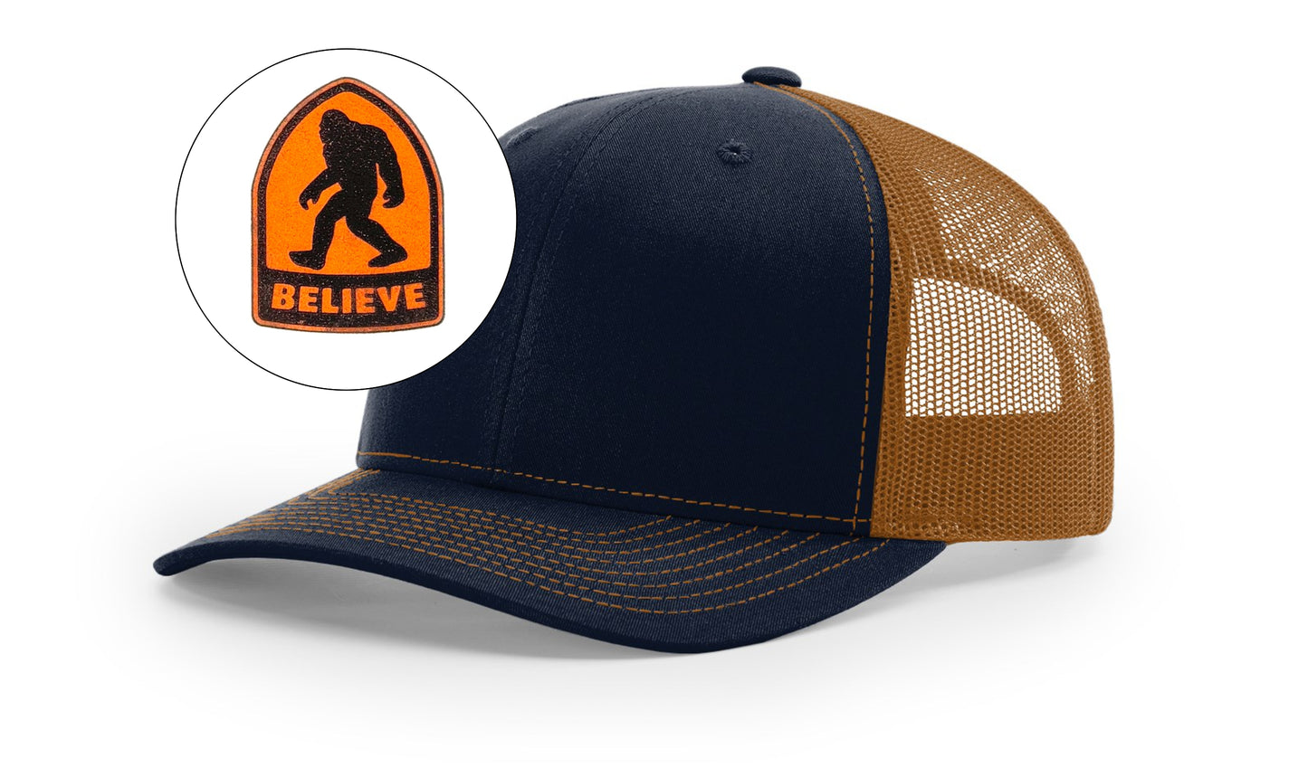 Richardson™ 112 Leather Patch Trucker Hat