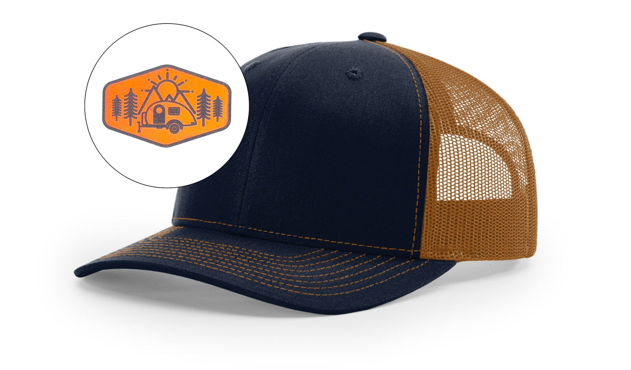 Richardson™ 112 Leather Patch Trucker Hat