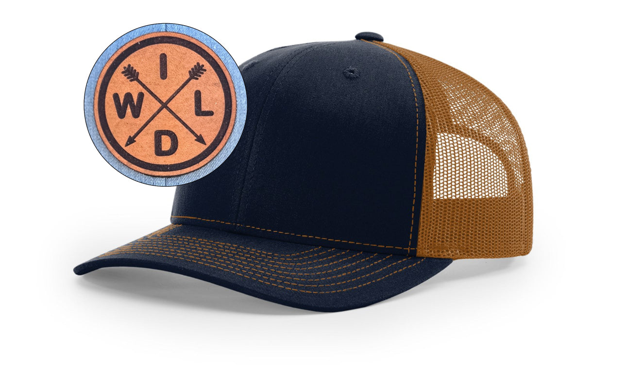 Richardson™ 112 Leather Patch Trucker Hat
