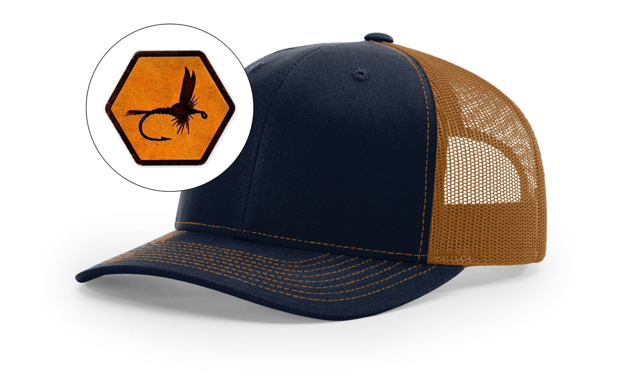 Richardson™ 112 Leather Patch Trucker Hat
