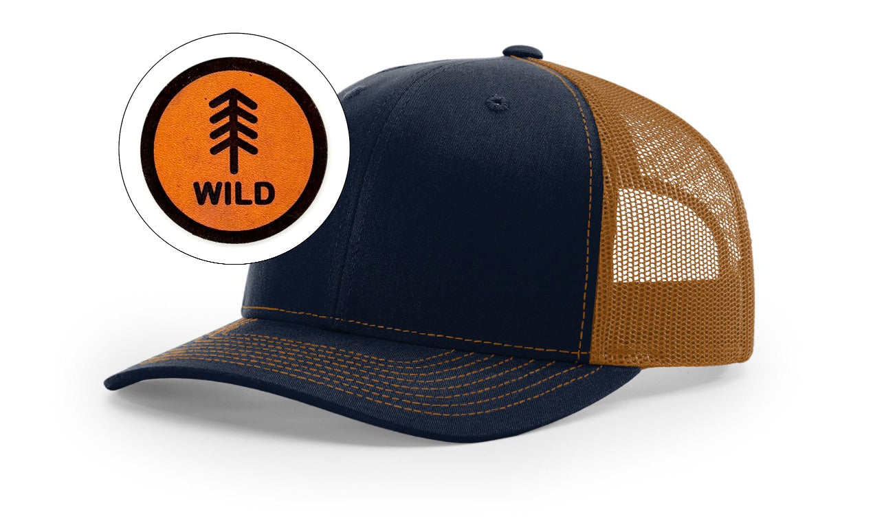Richardson™ 112 Leather Patch Trucker Hat