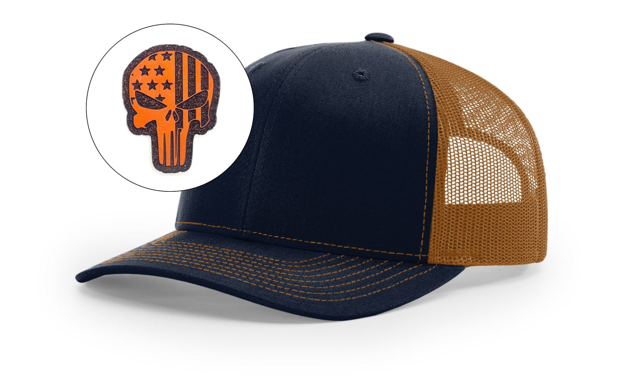 Richardson™ 112 Leather Patch Trucker Hat