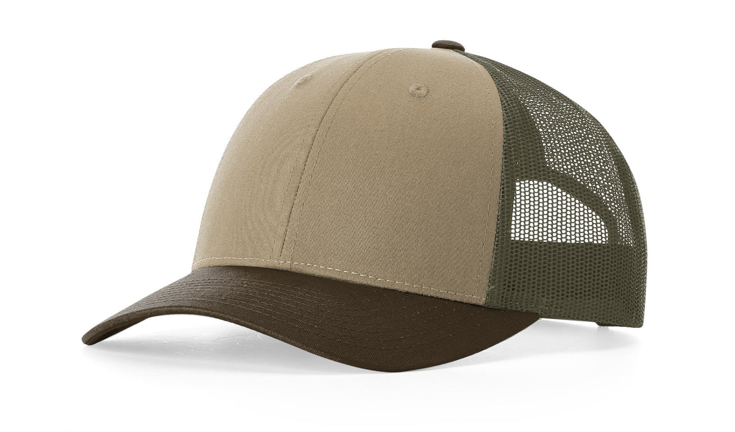 Richardson™ 115 Leather Patch Trucker Hat