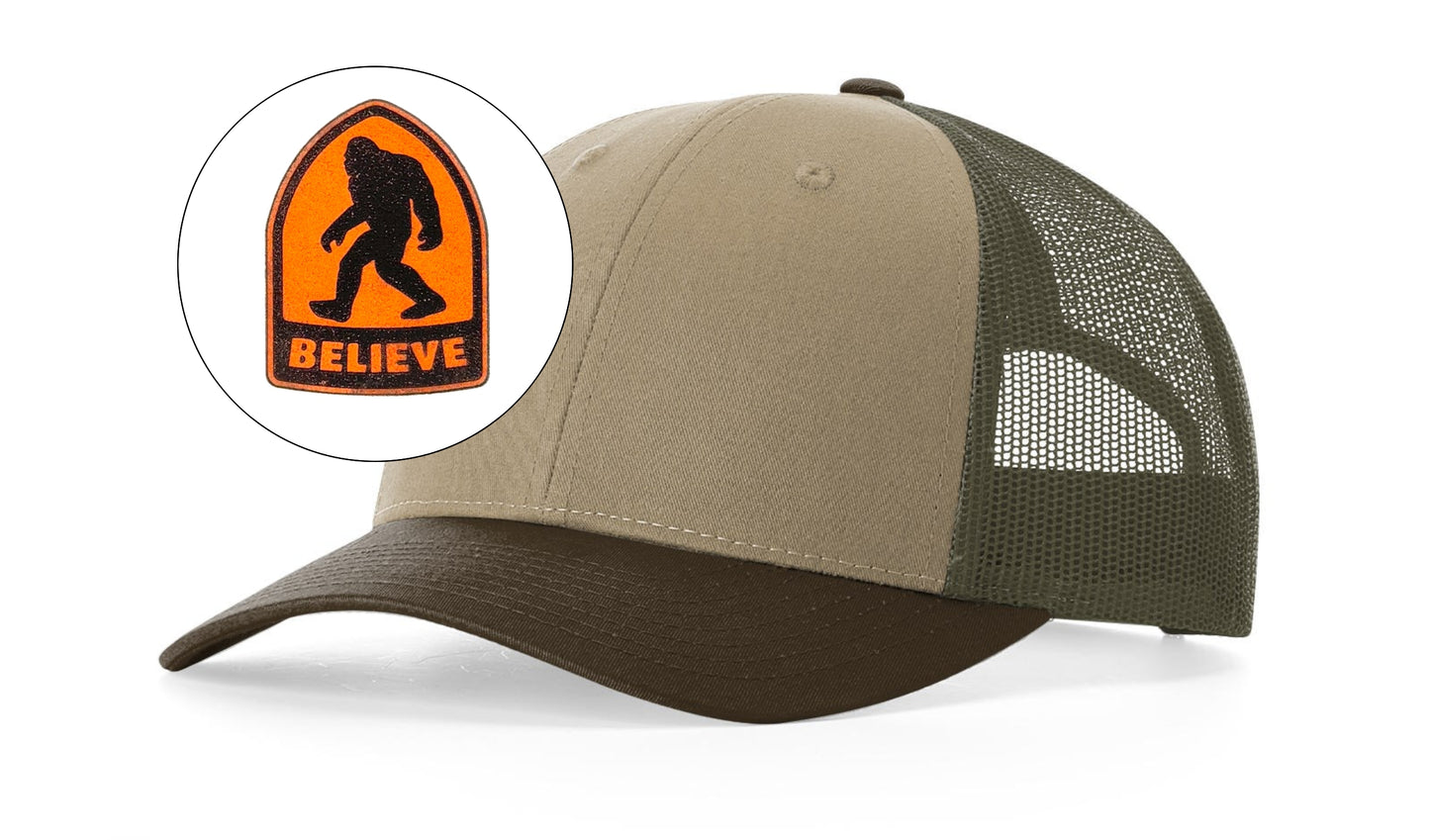 Richardson™ 115 Leather Patch Trucker Hat