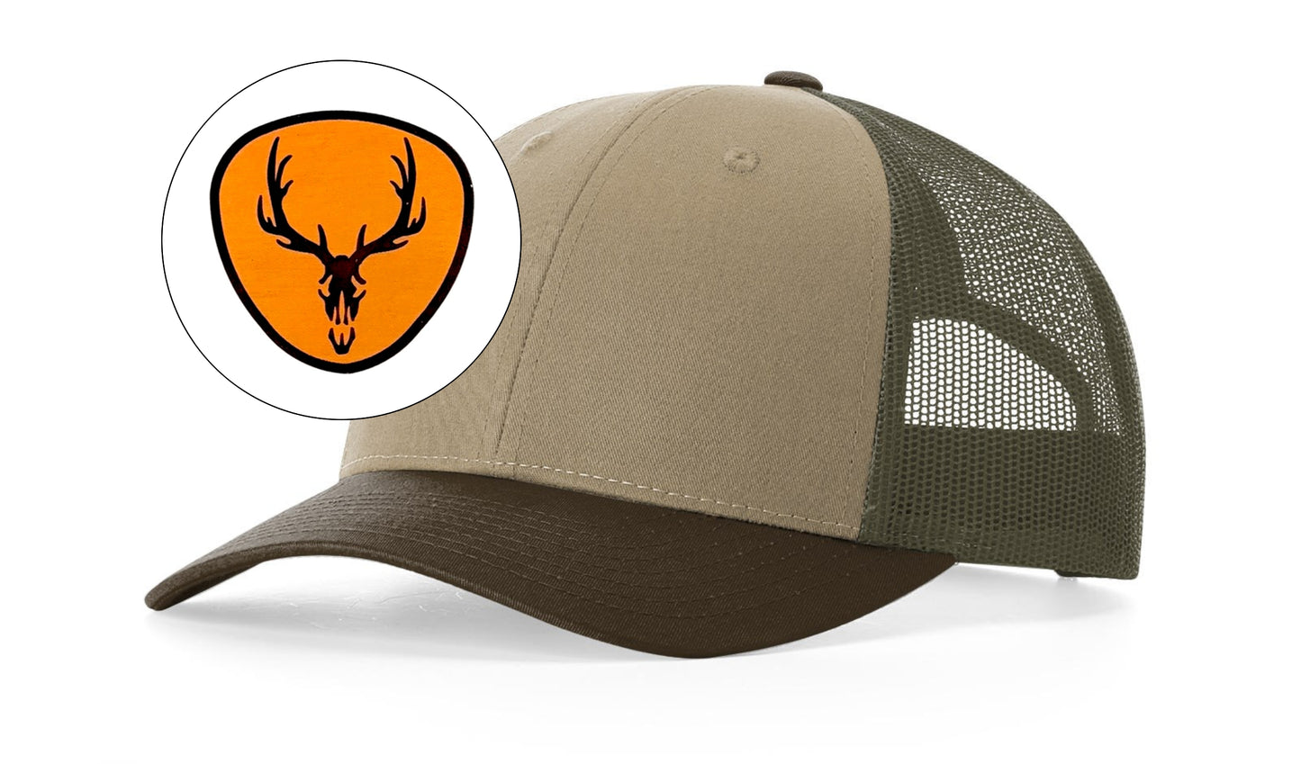 Richardson™ 115 Leather Patch Trucker Hat