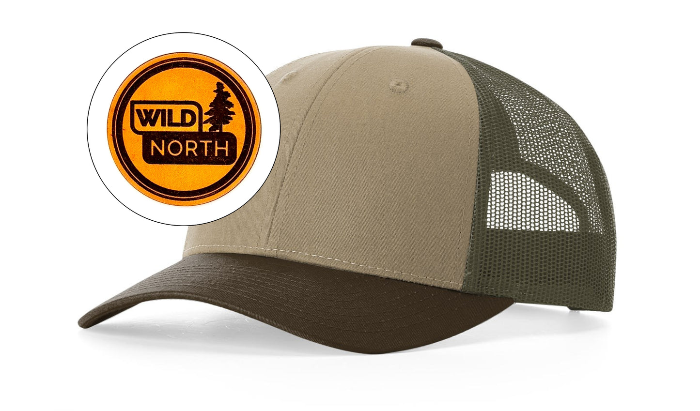Richardson™ 115 Leather Patch Trucker Hat