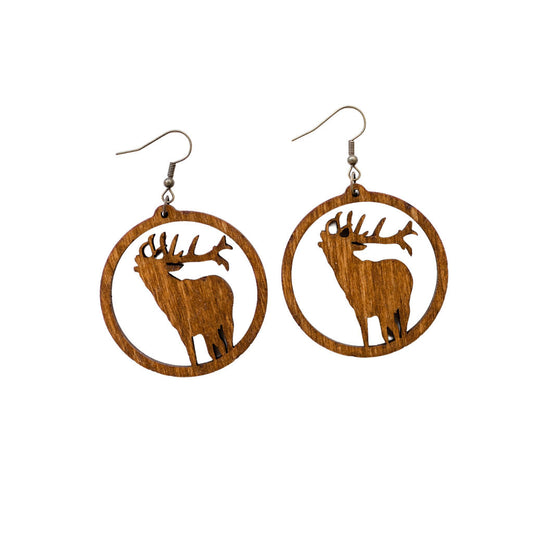 Elk earrings