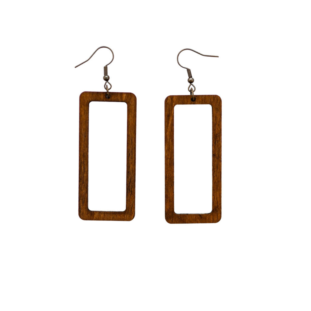 Rectangle earrings