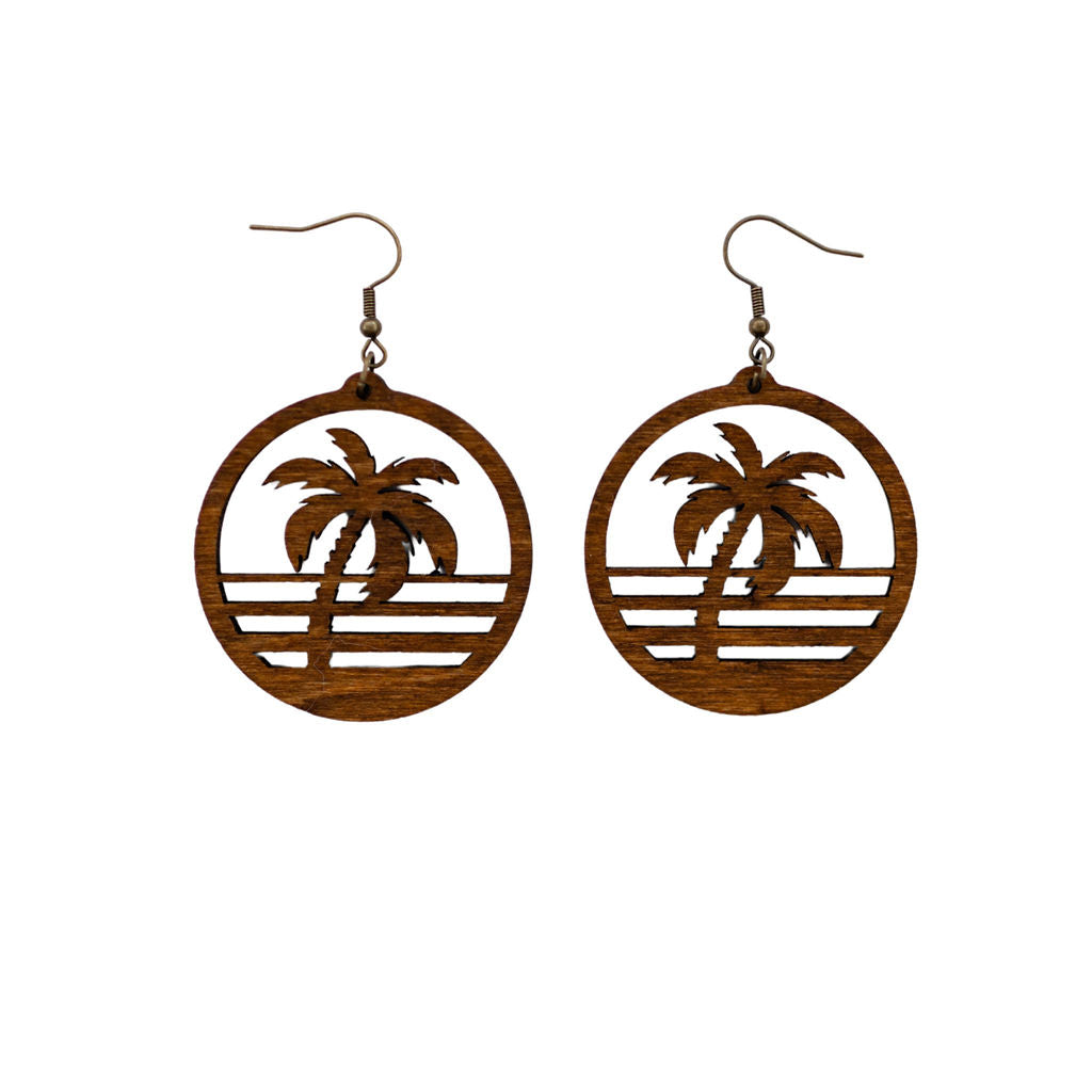 Palm tree earrings – Wild North Design