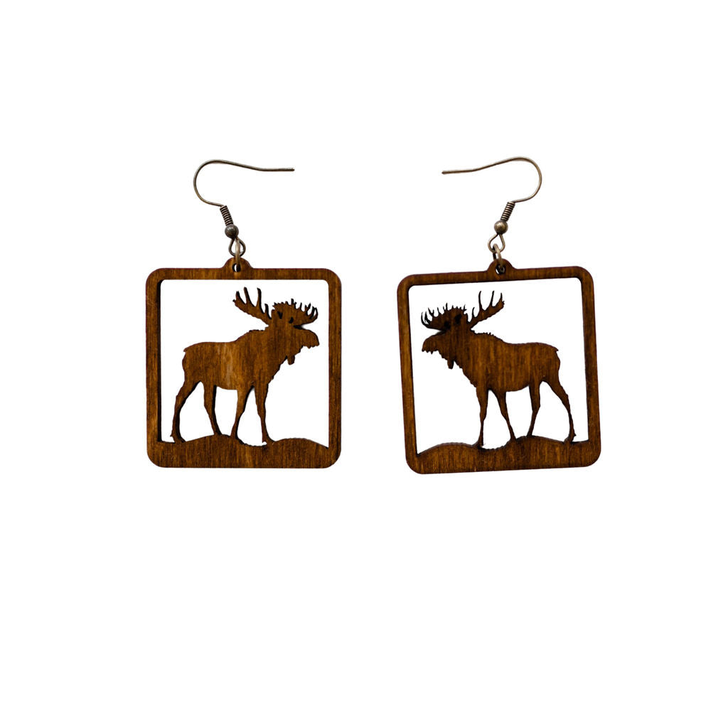 Moose earrings