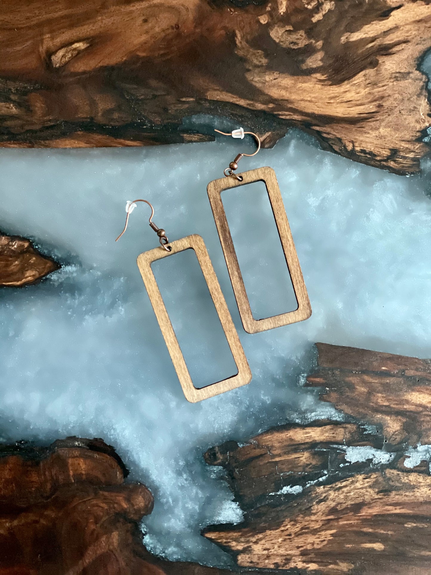 Rectangle earrings
