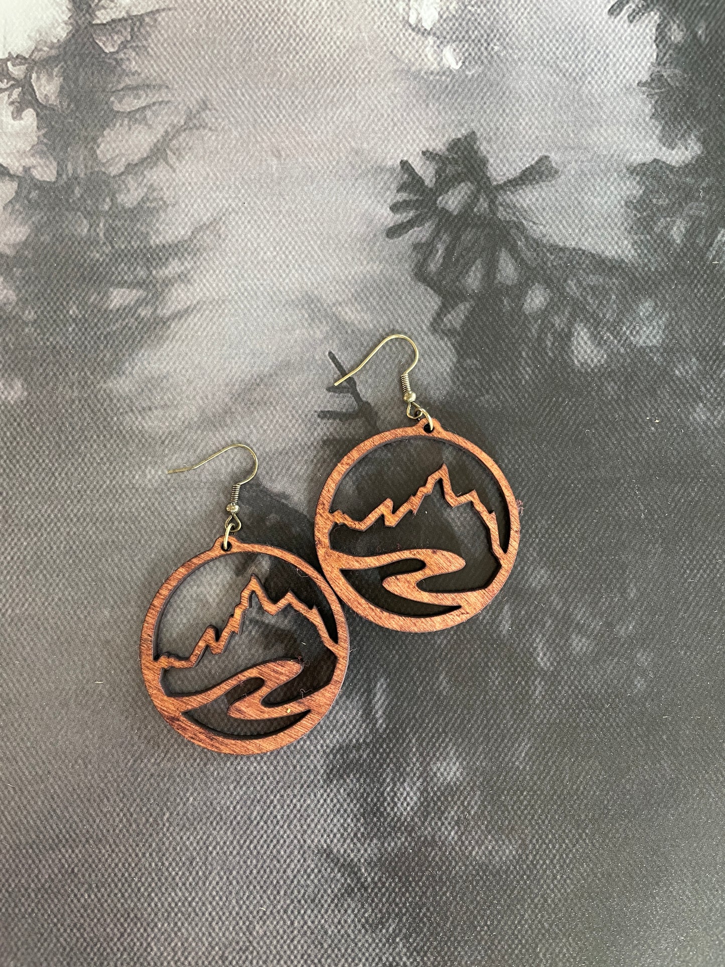 Grand Teton and Snake River earrings