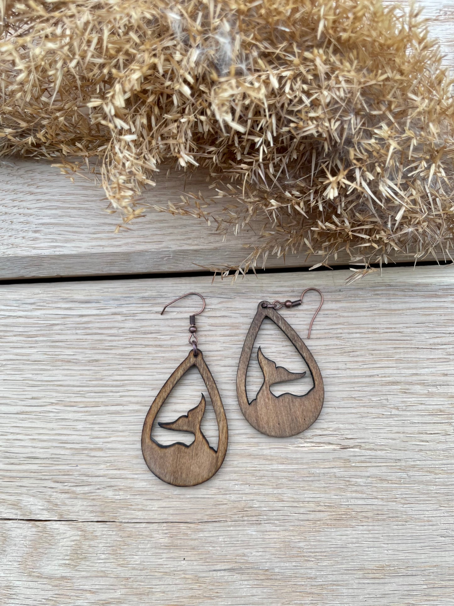 Whale of a tail earrings