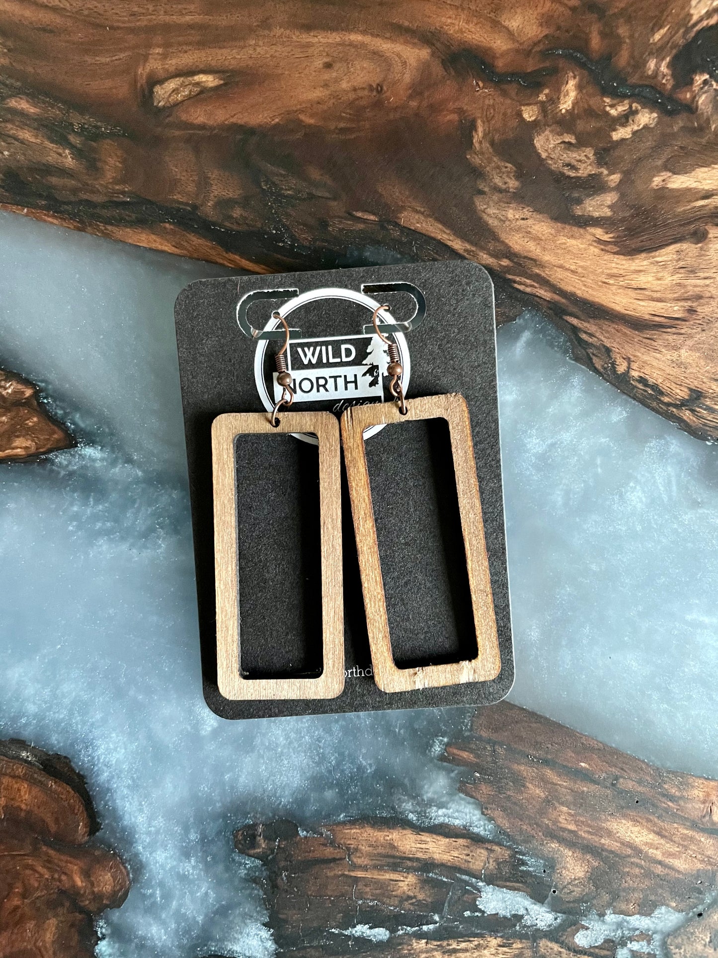 Rectangle earrings
