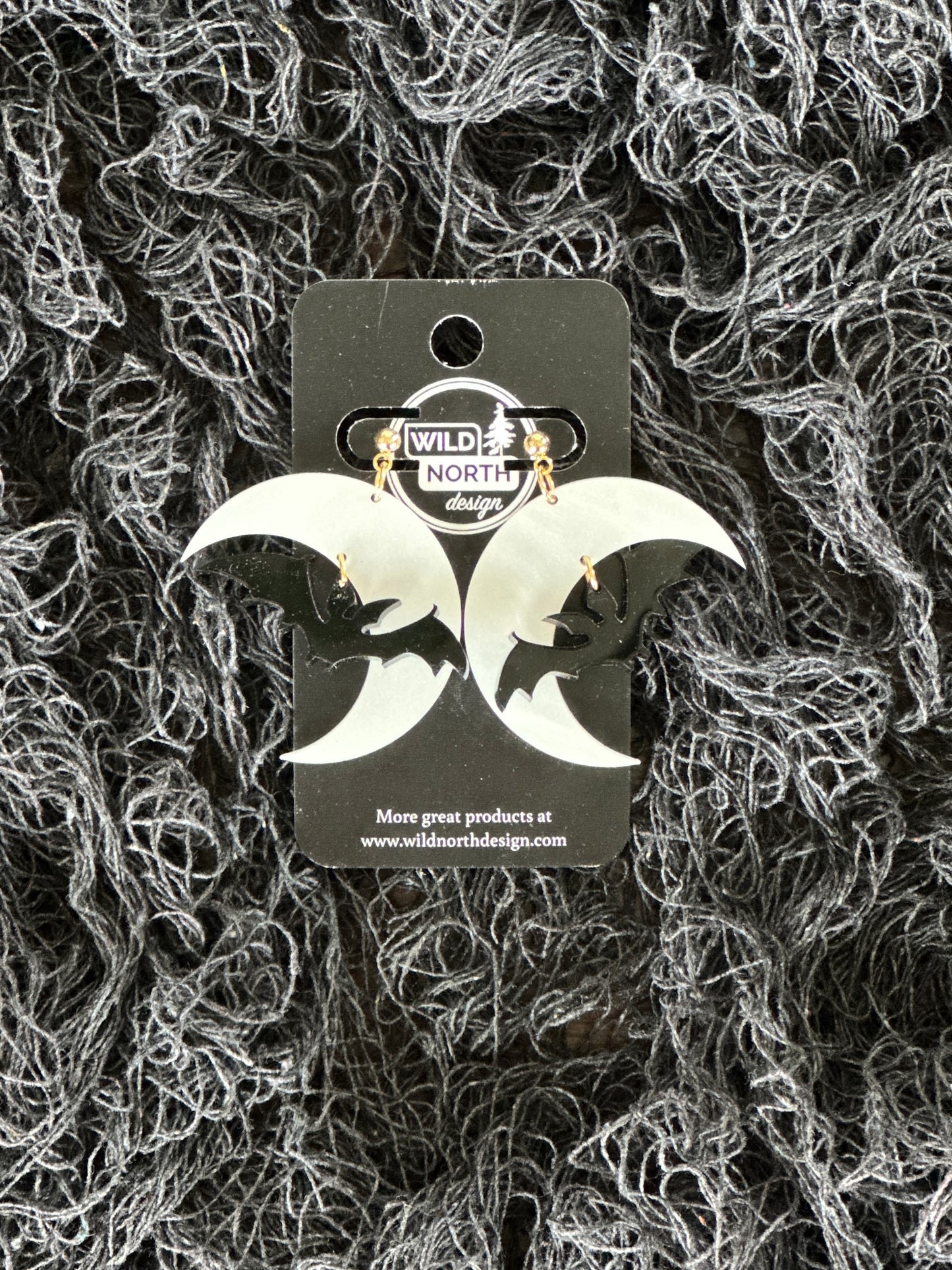 Bats Halloween earrings