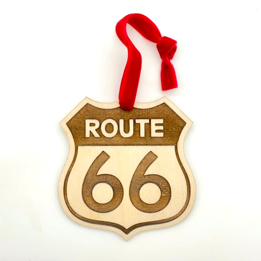 Route 66 Christmas ornament