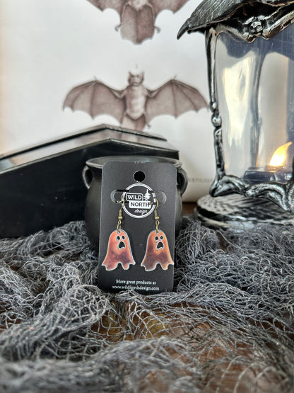 Ghost Halloween earrings