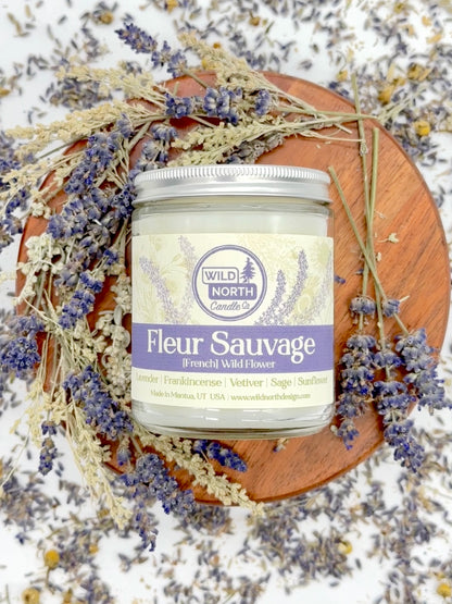 Fleur Sauvage Soy Blend Wax Candle